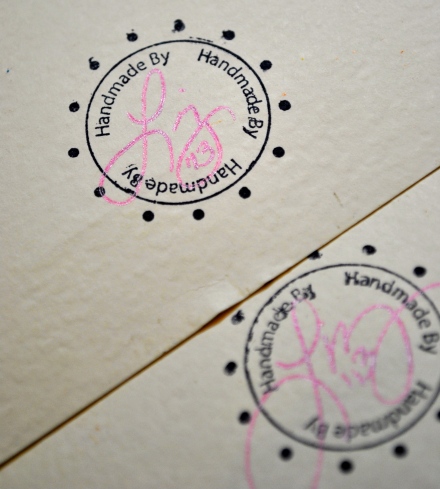 handmade by stamp